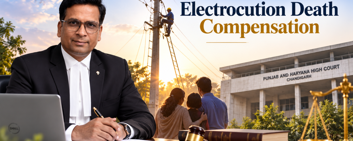 Electrocution death compensation Punjab Haryana High Court – Advocate Vikram Singh, Chandigarh